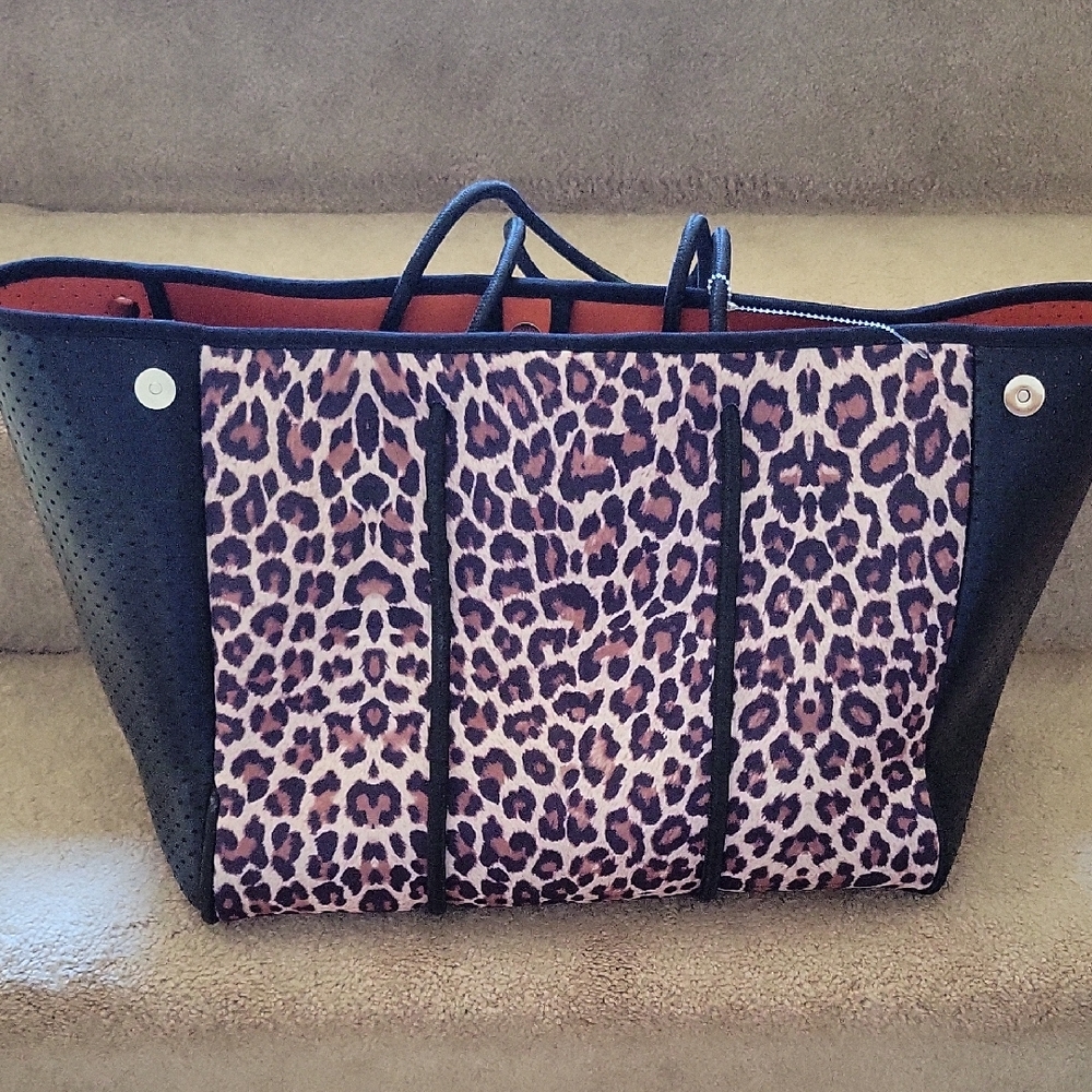 Leopard Print Tote Bag